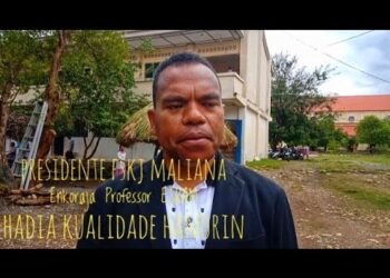 Presidente FSKJ Maliana Enkoraja Professor ESKAM Hadia Kualidade Hanorin