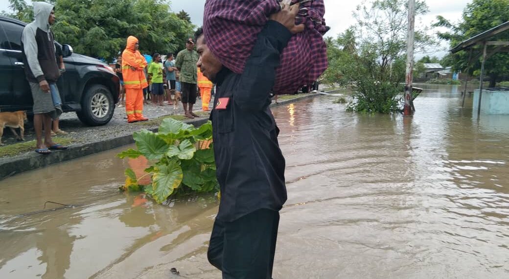 Inundasaun iha Suai: KJRDM Covalima Evakua ona Komunidade Suai-Loro