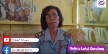 Xefe Sub Seksaun VPU Munisipiu Covalima Amelia de Jesus Amaral. Foto Cova5 News/ Paulo Cardoso