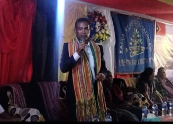 Sekretariu Estadu Assuntos Kombatentes Libertasaun Nasional (SEAKLN) Julio da Conçeicão “Loro Mesak”. Foto Cova5 News/Tynho Gusmão