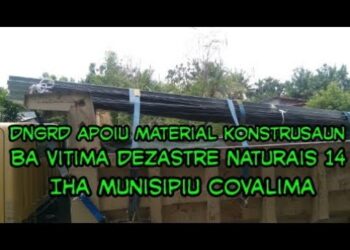 DNGRD Apoiu Material Konstrusaun Ba Vitima Dezastre Naturais 14 Iha Covalima