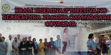 KRAM Disemina 2⁰ Diretiva No Reabertura Prátika OAM No OAR Iha Covalima