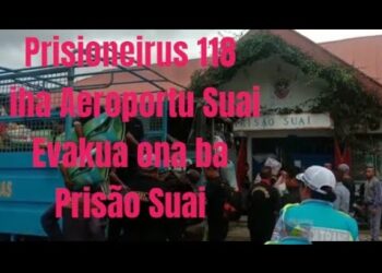 Prisioneiros 118 Iha Aeroportu Evakua Hikas Ba Prisaun Suai Ho Kondisaun Diak