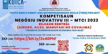 MTCI Loke Kompetisaun Negósiu Inovativu Faze Datoluk Iha Covalima