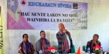 CNE Realiza Edukasaun Sívika Ho Tema “Hau Sente Lakon No Moe Wainhira La Ba Vota