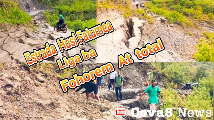 Akontesimentu rai halai mak Estrda iha Postu Administrativu Fatumea liga ba Postu Fohorem hetan at total.Imagem husi KEJUFAT