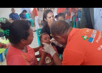 MS Lansamentu Kampania Nasional Integradu Imunizasaun Rutina Iha Suku Debos