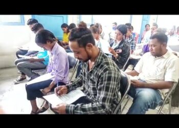 STAE Covalima Ohin Fo Teste Eskrita Ba Kandidatu Brigada No Pontu Fokal 374