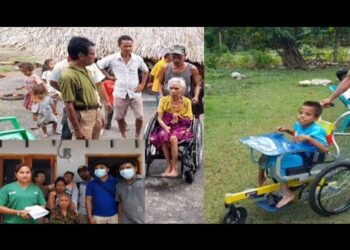 CNR Distribui Kadeira Roda 45 Hodi Tulun Maluk Defisiente Fisiku Iha Maucatar