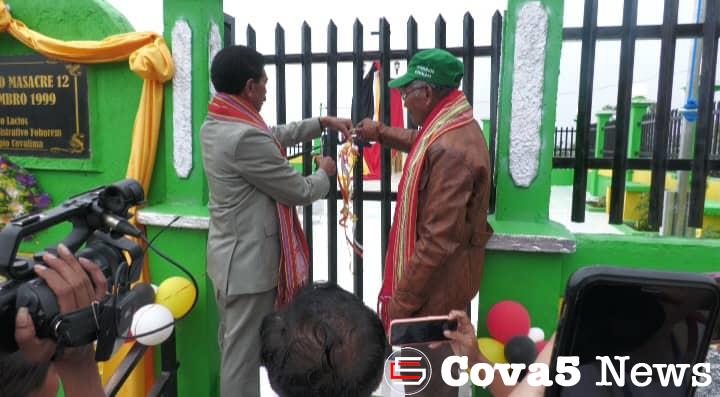 Inagurasaun Monumentu Masakre 12 Setembru 1999 iha Suku Laktos